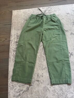 MOTHER Green Half Pipe Ankle Pants